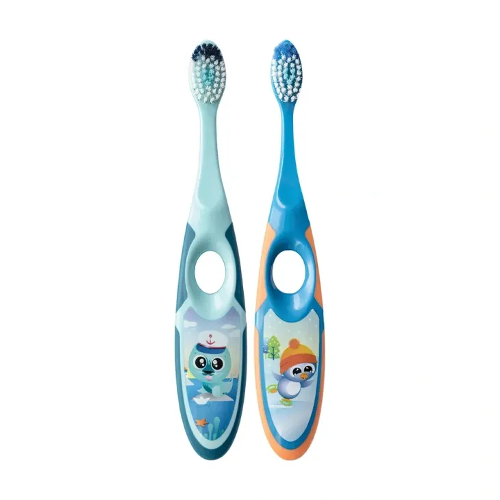Jordan Step By Step 2 szczoteczki do zębów dla chłopców w wieku 3-5 lat Soft 2 szt