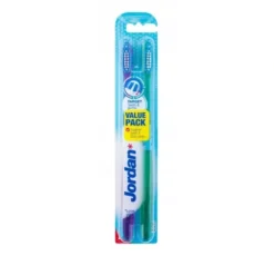 Jordan Target Teeth & Gums 2-Pack szczoteczki do zębów Medium
