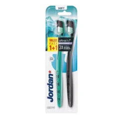 Jordan Ultralite Whitening szczoteczka do zębów Soft 1+1