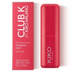 KIKO Milano Club K Pigment Pop Lipstick nawilżająca pomadka kryjąca w sztyfcie 19 Club Kid 3,5 g