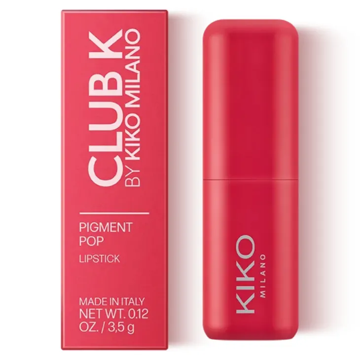 KIKO Milano Club K Pigment Pop Lipstick nawilżająca pomadka kryjąca w sztyfcie 16 For The Plot 3,5 g