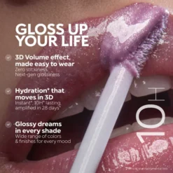 KIKO Milano 3D Hydra Lipgloss błyszczyk powiększający usta 16 Iridescent Ruby 6,5 ml