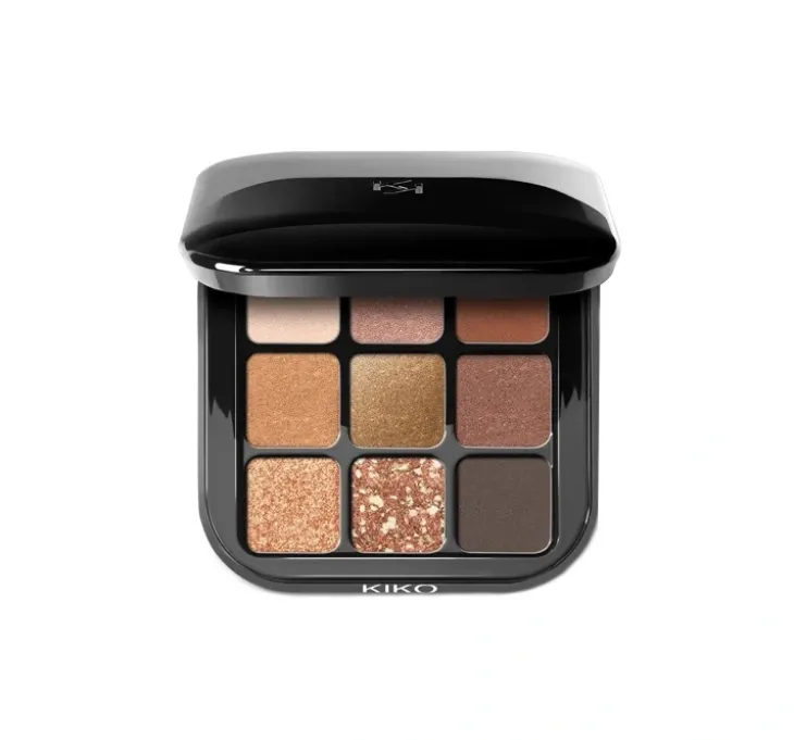 KIKO Milano Glamour Multi Finish mini paletka cieni 02 Sunset Vibes 2,5g