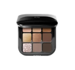 KIKO Milano Glamour Multi Finish mini paletka cieni 01 Earth Tones 2,5g