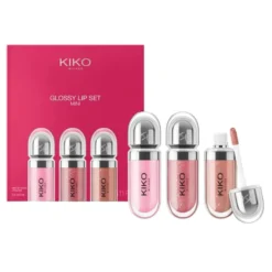 KIKO Milano Glossy Lip Set Mini zestaw błyszczyków powiększających usta 3 x 3,5 ml