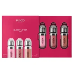KIKO Milano Glossy Lip Set Mini zestaw błyszczyków powiększających usta 3 x 3,5 ml