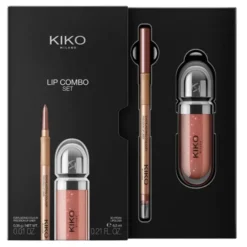 KIKO Milano Lip Combo Set zestaw do makijażu ust 03 błyszczyk 6,5 ml + konturówka 0,35 g