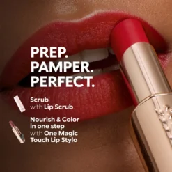 KIKO Milano One Magic Touch Lip Stylo wysuwana półmatowa nawilżająca pomadka do ust 01 Melted Sienna 2,5 g