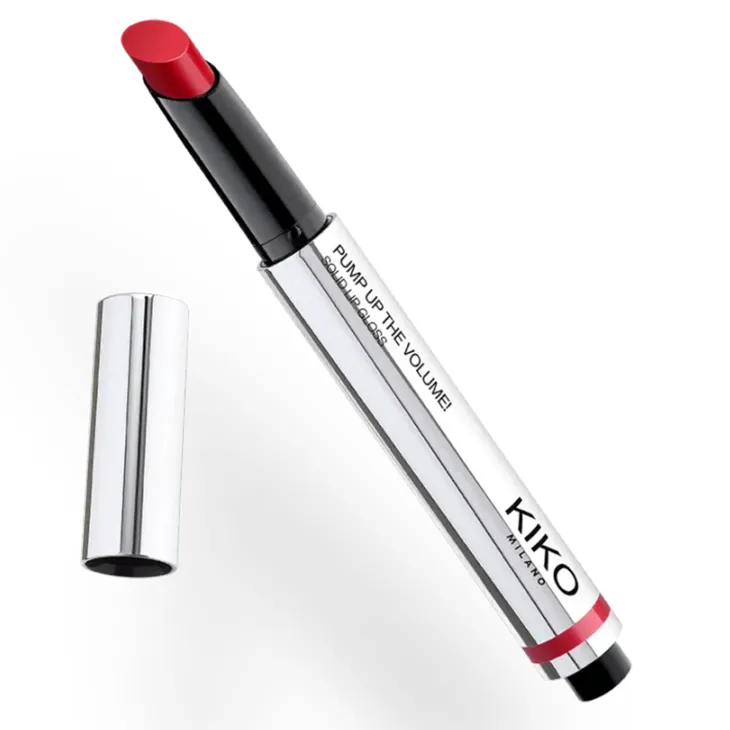 KIKO Milano Pump Up The Volume Solid Lip Gloss nawilżający błyszczyk do ust 03 My Red Tag 2 g