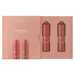 KIKO Milano Silky Cheeks Blush Set zestaw do makijażu twarzy kremowy róż w sztyfcie 2 x 5 g