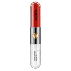 KIKO Milano Unlimited Double Touch dwuetapowa płynna pomadka do ust 107 Cherry Red 2x3ml