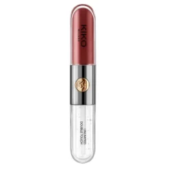 KIKO Milano Unlimited Double Touch dwuetapowa płynna pomadka do ust 105 Scarlet Red 2x3ml