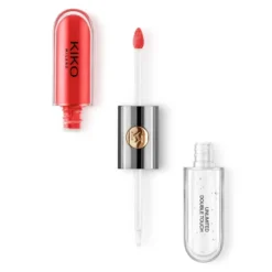KIKO Milano Unlimited Double Touch dwuetapowa płynna pomadka do ust 115 Fire Red 2x3 ml