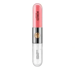 KIKO Milano Unlimited Double Touch dwuetapowa płynna pomadka do ust 112 Satin Peach Rose 2x3 ml