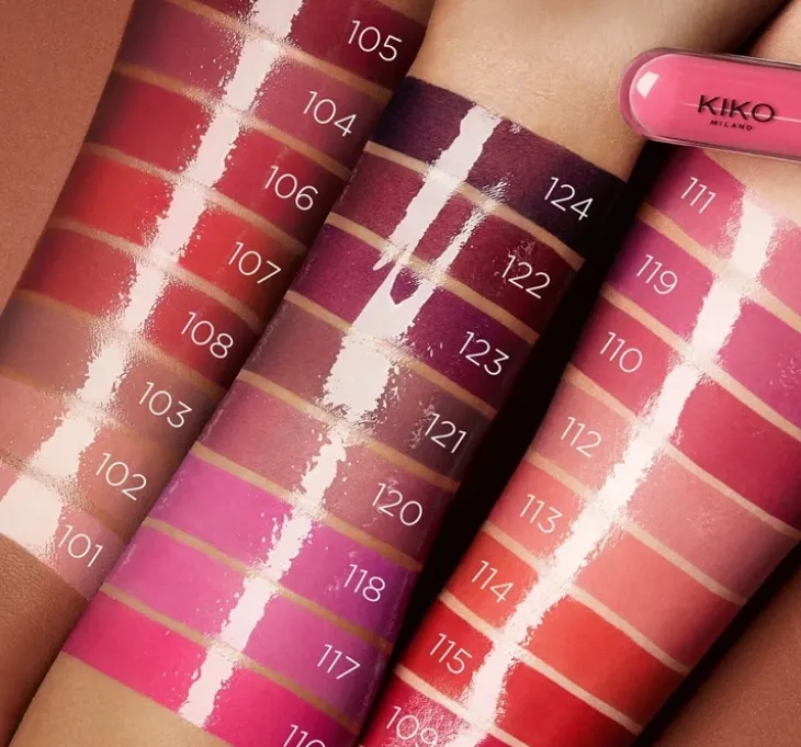 KIKO Milano Unlimited Double Touch dwuetapowa płynna pomadka do ust 112 Satin Peach Rose 2x3 ml