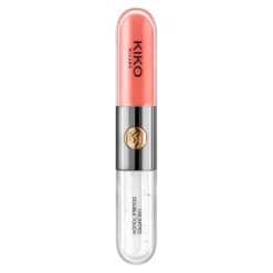 KIKO Milano Unlimited Double Touch dwuetapowa płynna pomadka do ust 113 Satin Coral 2x3ml