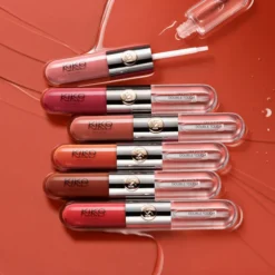 KIKO Milano Unlimited Double Touch dwuetapowa płynna pomadka do ust 113 Satin Coral 2x3ml