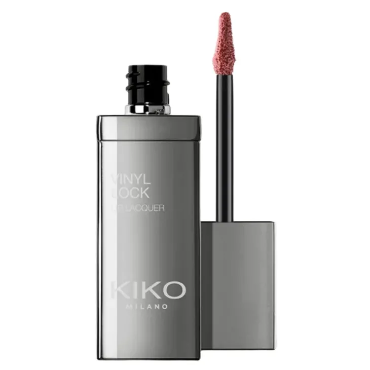 KIKO Milano Vinyl Lock Lip Lacquer pomadka w płynie o winylowym wykończeniu 02 Back To Brick 4 ml