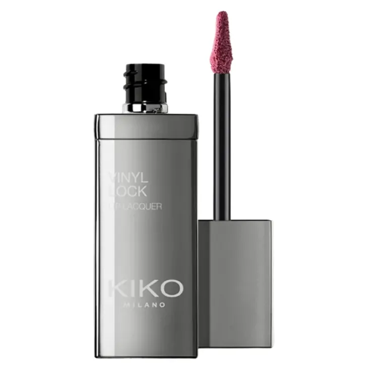 KIKO Milano Vinyl Lock Lip Lacquer pomadka w płynie o winylowym wykończeniu 06 Berry Crush 4 ml