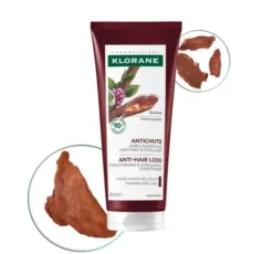 Klorane Chinina i Organiczna Szarotka odżywka do włosów wypadających 200 ml