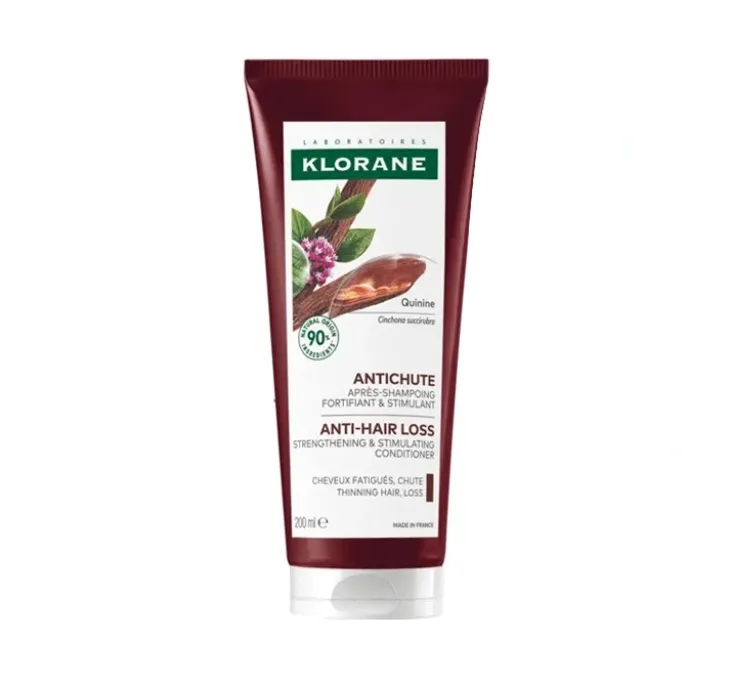 Klorane Chinina i Organiczna Szarotka odżywka do włosów wypadających 200 ml