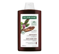 Klorane Chinina i Organiczna Szarotka szampon do włosów wypadających 400 ml