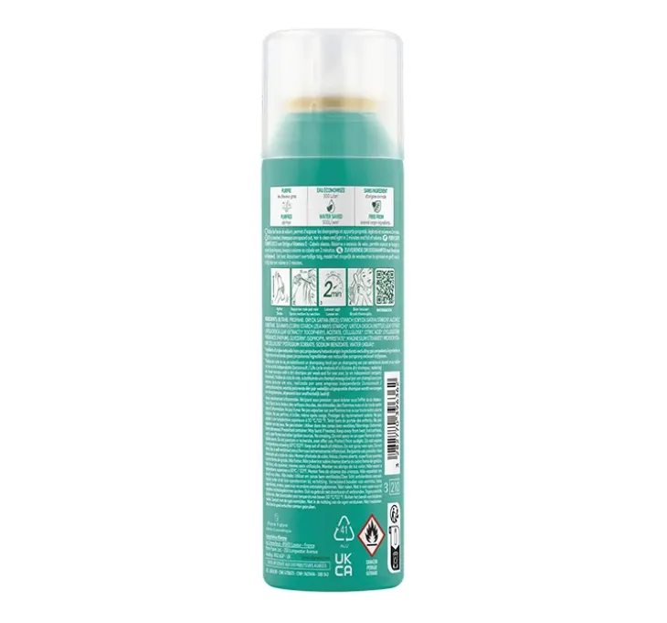 Klorane Organiczna Pokrzywa suchy szampon do włosów przetłuszczających się 150 ml