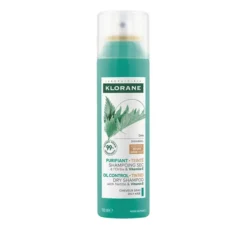 Klorane Organiczna Pokrzywa suchy szampon do ciemnych włosów przetłuszczających się 150 ml