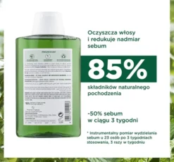 Klorane Organiczna Pokrzywa szampon do włosów przetłuszczających się 200 ml