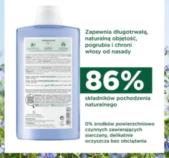 Klorane Organiczny Len szampon do włosów cienkich 400 ml