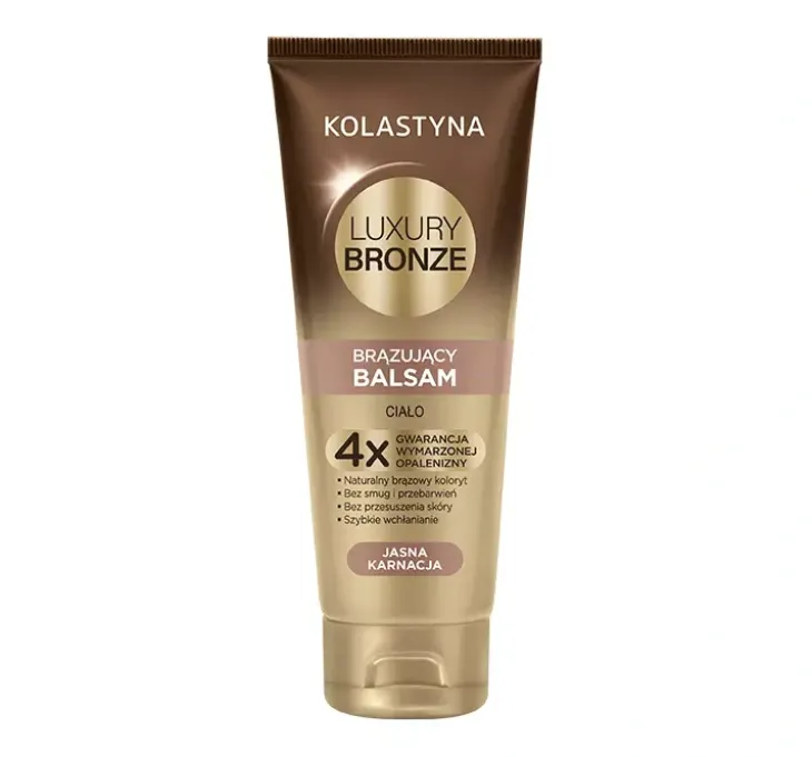 Kolastyna Luxury Bronze brązujący balsam do ciała Jasna Karnacja 200ml