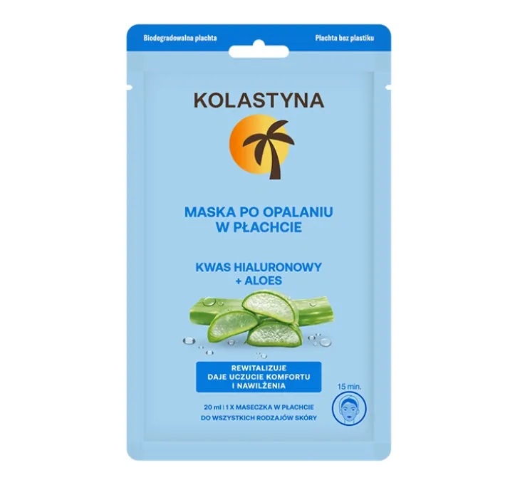 Kolastyna Maska po opalaniu w płachcie 20ml