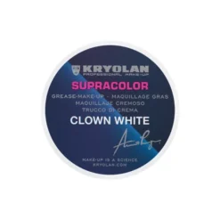 Kryolan Supracolor kremowa farba do malowania twarzy i ciała Clown White 30 g