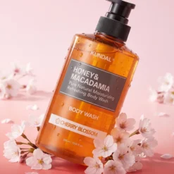 Kundal Honey & Macadamia nawilżający żel pod prysznic Cherry Blossom 500 ml