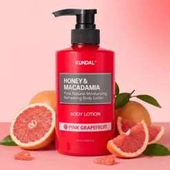 Kundal Honey & Macadamia nawilżający balsam do ciała Pink Grapefruit 500 ml