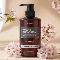 Kundal Honey & Macadamia nawilżający szampon do włosów Cherry Blossom 500 ml