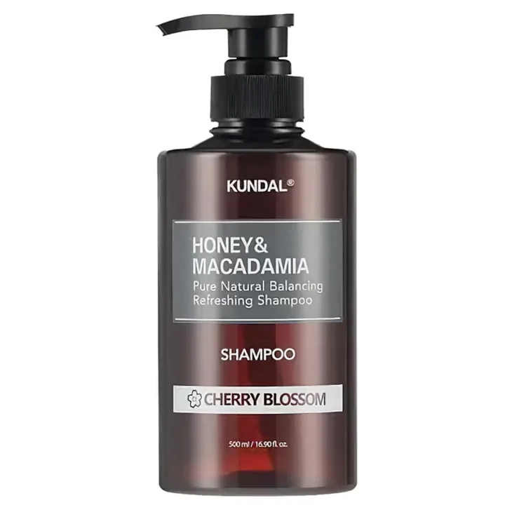 Kundal Honey & Macadamia nawilżający szampon do włosów Cherry Blossom 500 ml