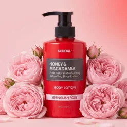 Kundal Honey & Macadamia nawilżający balsam do ciała English Rose 500 ml