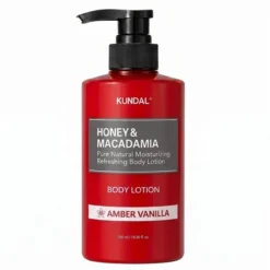 Kundal Honey & Macadamia nawilżający balsam do ciała Amber Vanilla 500 ml