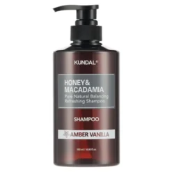 Kundal Honey & Macadamia nawilżający szampon do włosów Amber Vanilla 500 ml