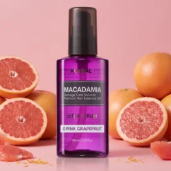 Kundal Macadamia Ultra Hair Serum regenerujące serum w olejku do włosów zniszczonych Pink Grapefruit 100 ml