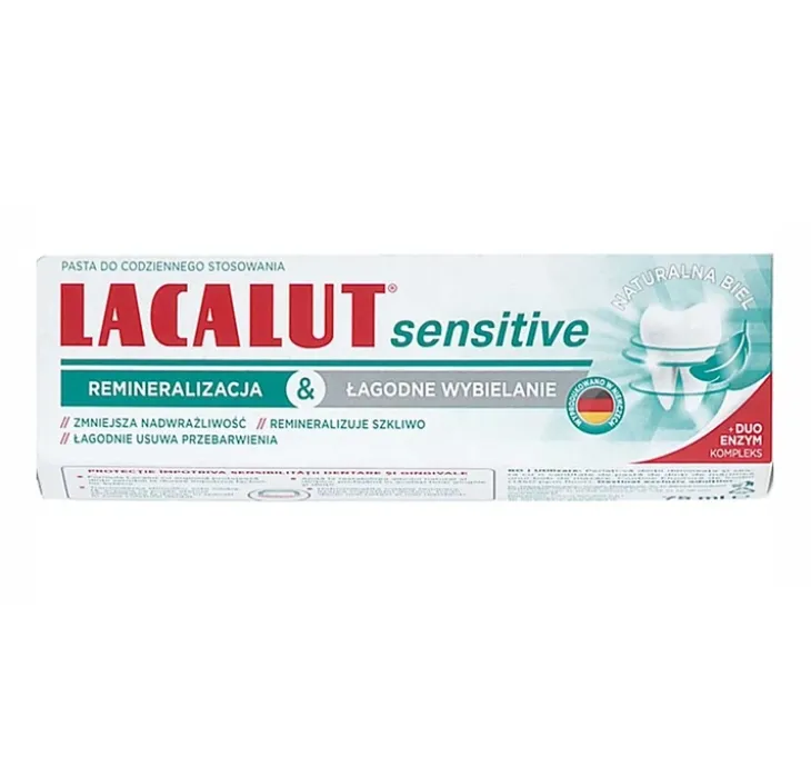 LACALUT SENSITIVE PASTA DO ZĘBÓW WRAŻLIWYCH 75ML