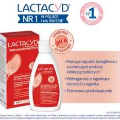 Lactacyd przeciwgrzybiczy płyn ginekologiczny do higieny intymnej 200ml