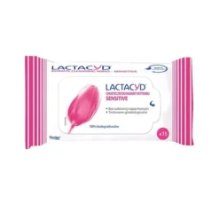 LACTACYD SENSITIVE CHUSTECZKI DO HIGIENY INTYMNEJ 15 SZTUK
