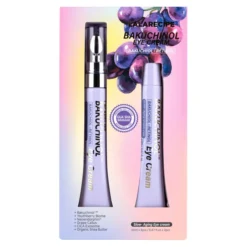 LalaRecipe Bakuchinol Eye Cream przeciwzmarszczkowy krem pod oczy z retinolem i bakuchiolem z końcówką do masażu 2 x 20 ml
