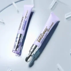 LalaRecipe Bakuchinol Eye Cream przeciwzmarszczkowy krem pod oczy z retinolem i bakuchiolem z końcówką do masażu 2 x 20 ml
