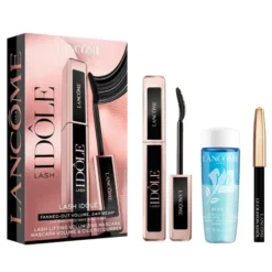 Lancôme zestaw tusz do rzęs Lash Idôle 01 Glossy Black 8 ml + kredka Kôhl 01 Noir 0,7 g + płyn do demakijażu Bi-Facil 30 ml