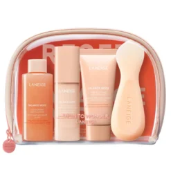 Laneige Get Into Balance Mode Set zestaw do pielęgnacji żel oczyszczający 80 ml + maseczka peel-off 30 ml + fluid nawilżający 30 ml