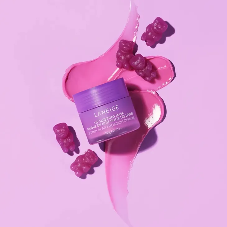Laneige Lip Sleeping Mask intensywnie regenerująca maseczka do ust na noc Gummy Bear 20 g
