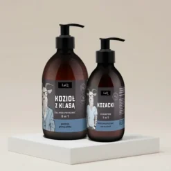 LaQ Kozioł zestaw dla mężczyzn żel pod prysznic 8w1 500 ml + szampon do włosów 300 ml